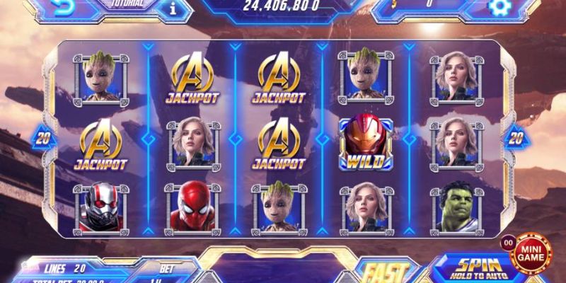 Nổ Hũ Avengers - Tựa Game Hấp Dẫn Với Đồ Họa Xu Hướng