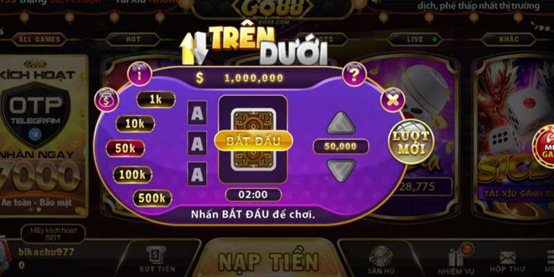 Giới thiệu về mini game trên dưới